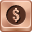 Dollar Coin Icon 32x32 png